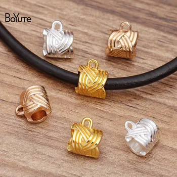 

BoYuTe (50 Pieces/Lot) 12*10MM Metal Alloy Connector Beads DIY Jewelry Accessories Hand Made Materials