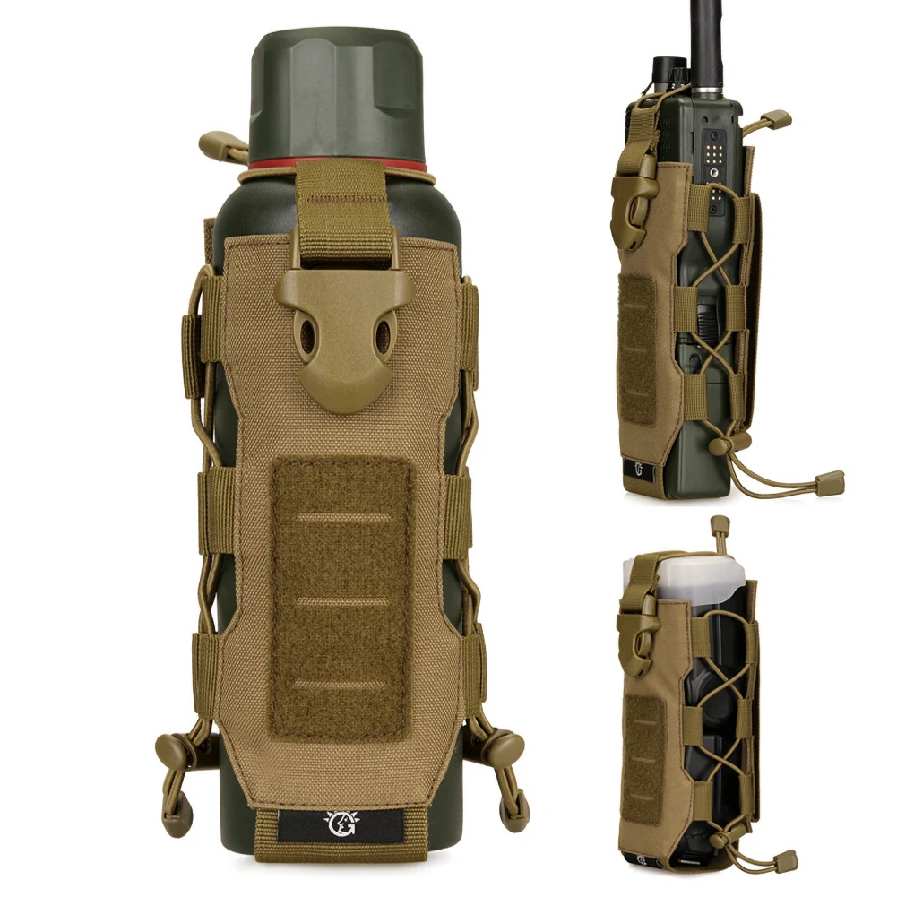 

Outdoor Travel Kettle Bag Sport Bag Tactical Molle Water Bottle PouchCanteen Cover Holster EDC Multifunctional Bottle Pouch