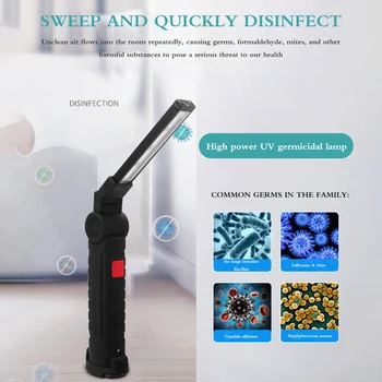 

Portable Ultraviolet Germicidal Light Portable UV Disinfection Sterilizer Lamp USB Power Holding Ultraviolet Lamps