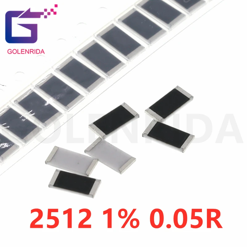 50 шт. 2512 SMD резистор 1% 1 Вт 0.05R 0 05 Ом 50mR R050 | Электронные компоненты и принадлежности
