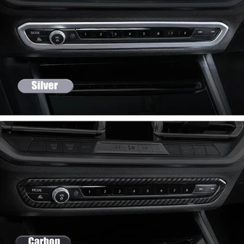 

1PC ABS Chrome Center Control Board Volume Adjustable knob Button Cover Trim Accessories Fit For BMW 3 Series 320li G20 G28