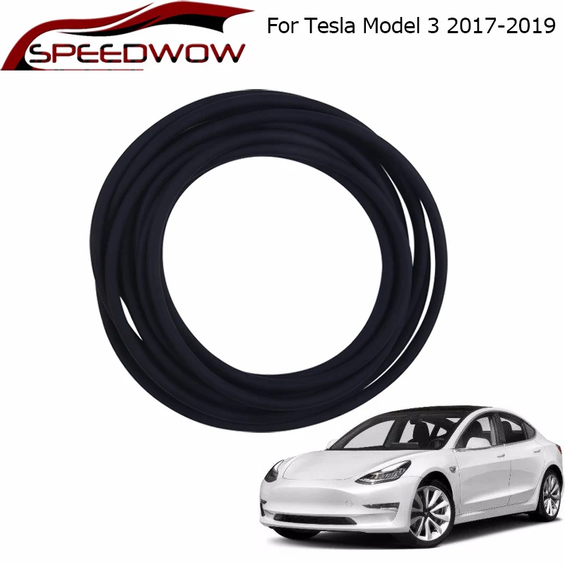 

SPEEDWOW Windshield Roof Wind Guard Noise Lowering Reduction Seal Kit Quiet Seal Strip For Tesla Model3 2017-2019 285 Cm