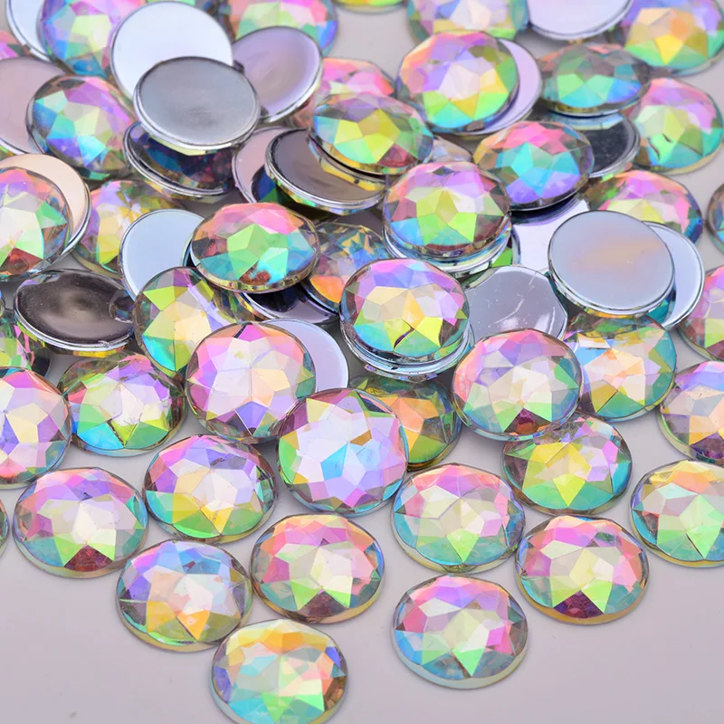 6-8-10-12-20-18-30-36-52mm-Big-Round-Crystal-AB-Rhinestones-Flatback-Acrylic (3)