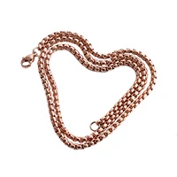 1 pièce collier de perles en acier inoxydable chaîne Figaro chaîne collier pour pendentif hommes femmes collier bijoux accessoires 5