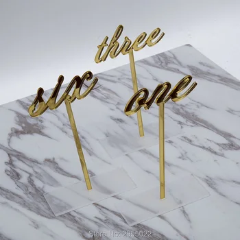

Acrylic Mirror acrylic table numbers,wedding freestanding Table Numbers , Boho Centerpiece Table Decor, mirror gold table decor