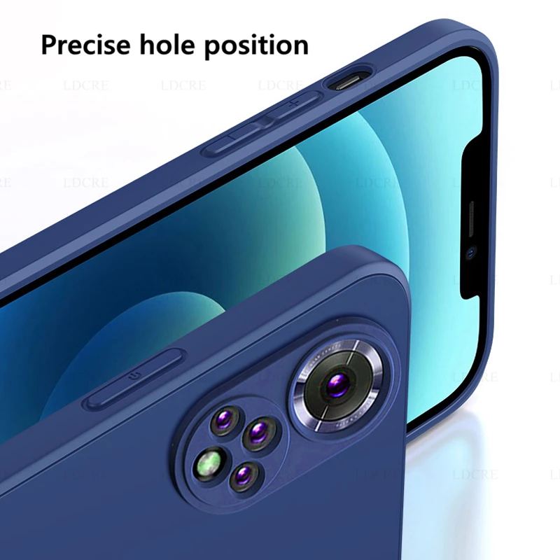 bellroy case For Huawei Nova 9 Case Liquid Silicone Square Rubber Soft Original Case For Huawei Nova 9 Cover For Huawei Nova 9 9 Pro 8 8i 8SE designer phone pouch