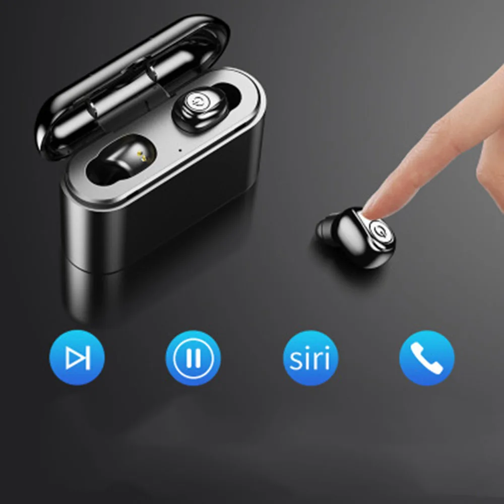 X8S TWS Wireless Headphone Bluetooth 5 0 Earphone In Ear Stereo Earbuds Sports Handsfree Headset Binaural call For Xiaomi iPhone