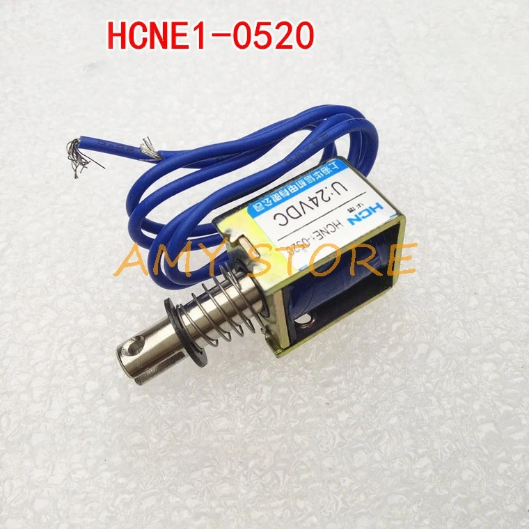 DC 24V Push-Pull Open Frame Electric Solenoid Valve Actuator Electromagnet 10mm