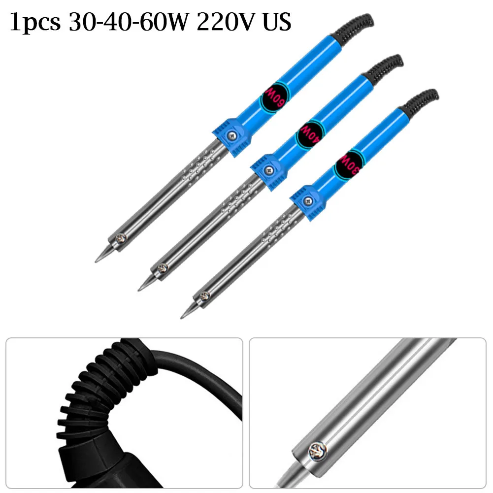 best soldering iron for electronics In-line Electric Soldering Iron 220v Welding Tool Heating Nib Welding 30/40/60W Repair Tool Heat Burner Solder Rework Station inverter arc welder