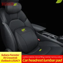 

For Subaru Forester XV Crosstrek Outback General Car Seat Headrest Pillow Rest Waist Back Support Cushion Set Accessories