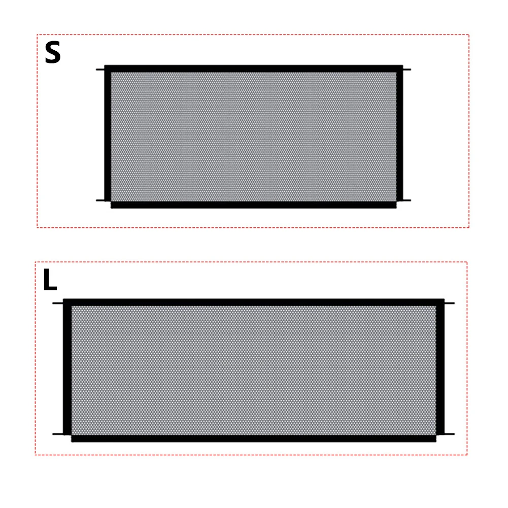 New Pet Barrier Fences Portable Folding Breathable Mesh Dog Gate Pet Separation Guard Isolated Fence Dogs Baby Safety Fence