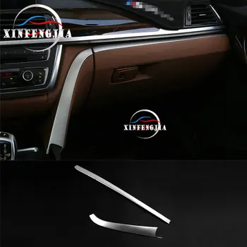 

For BMW 3 4 Series 3GT F34 F30 F36 2pcs Copilot Storage Box Side Stripe Cover Trim