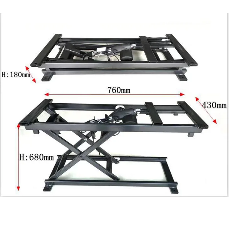 24V Electric Coffee Table Lift Hardware Folding Bracket Kung Fu Coffee Table Dining Electric Lifter