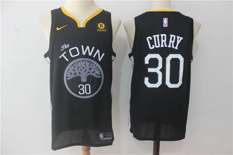 Мужская футболка golden state Stephen Curry yellow warriors - Цвет: MEN