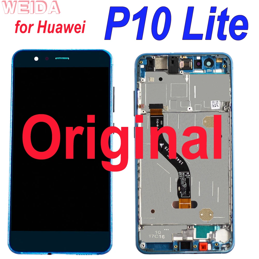 Оригинальный ЖК-дисплей для Huawei P10 lite с дигитайзером сенсорного экрана в сборе