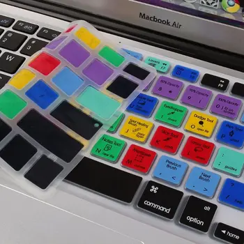 

English Adobe Photoshop Shortcut Keys Keyboard Protector Keyboard Covers