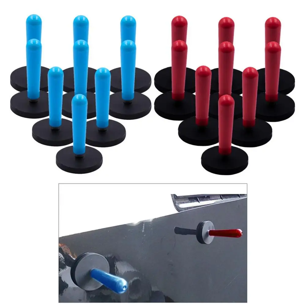 

18 Pcs Car Vehicle Vinyl Wrap Grippers Magnet Install Fix Holder For Graphics Positioning Auto Body Color-changing Film Tools