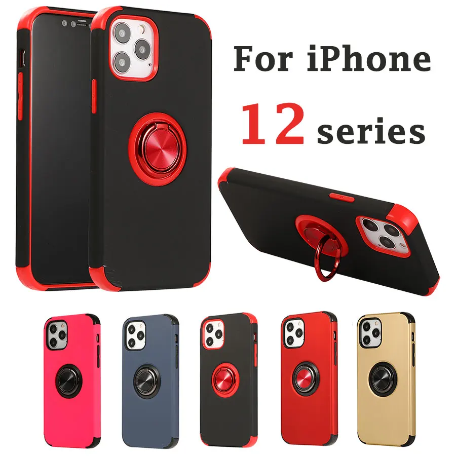 Чехол для iPhone 12 pro max 12mini i чехол телефона mini 5G 2020 iphone12 12promax kindstand с металлическим