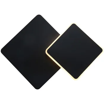 

Nordic wall lamp creative bedside lamp bedroom living room modern contracted wind corridor stair personality square led wall lam