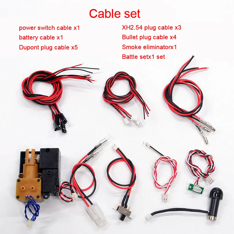 Набор кабелей проводка для 6,0/6,0 S/6,1 S основная плата пульт дистанционного управления система для Heng Long 1/16 радиоуправляемая модель танка HL