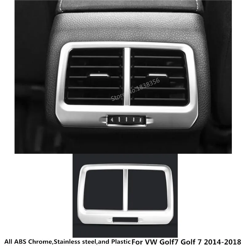 Car trim rear back upside Air conditioning Outlet Vent panel lamp 1pcs for VW Volkswagen Golf7 Golf 7 2014 2015 2016 2017 2018 | Автомобили