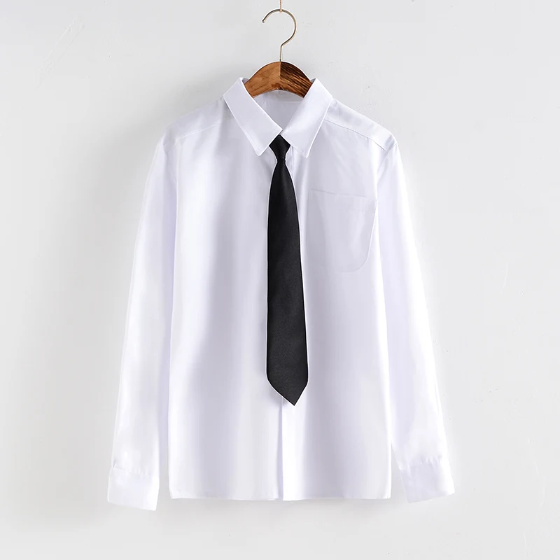 Мужской JK Sailor форма для средней школы, комплект для студентов, мальчиков, выпускник в стиле Харадзюку, стиль, топ, блузка, штаны с высокой талией - Цвет: long sleeve mens
