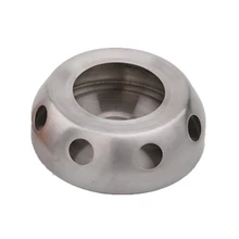 Практичный подсвечник домашний держатель из нержавеющей стали Teaware кофе печь для серебра круглая нагревательная база нагреватель для чайника офис съемный