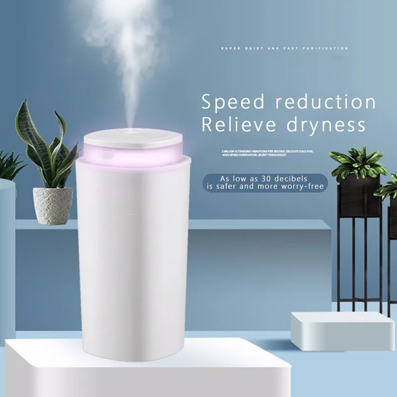 

Creative Mini Humidifier USB Colorful Night Light Car Humidifier Office Desktop Air Purifier Portable Air Diffuser Aromatherapy