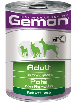 

GEMON GEMON DOG ADULT for adult dogs of all breeds with pate lamb 400g