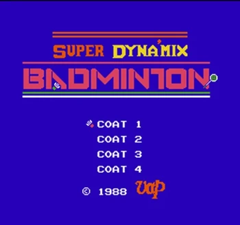 

Top quality 72 Pins 8 bit Game Cartridge Super Dyna'mix Badminton (J)