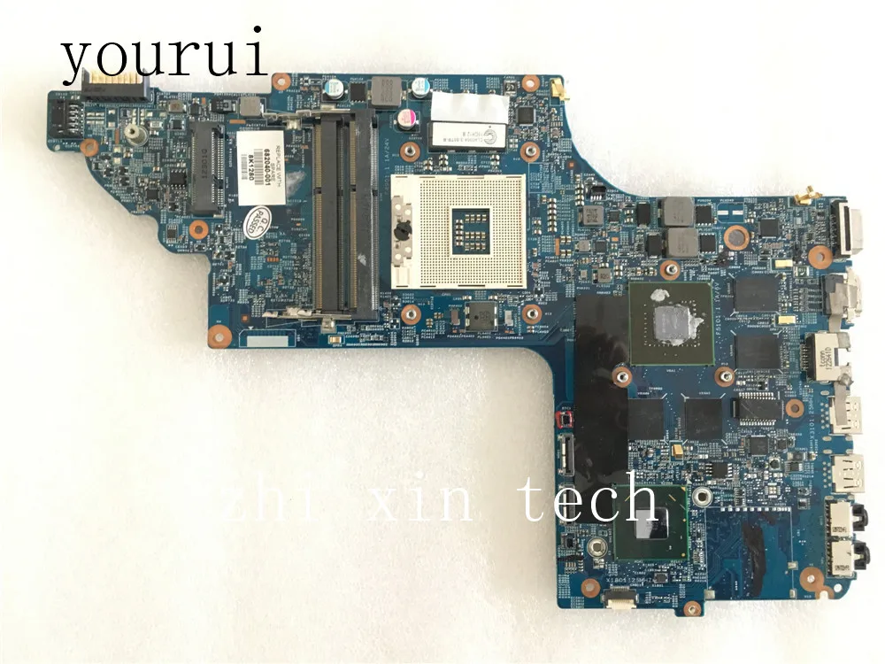 Yourui Высокое качество для hp павильон DV7 DV7T DV7-7000 Материнская плата ноутбука 682040-001 682045-501 48.4st06021 DDR3 T