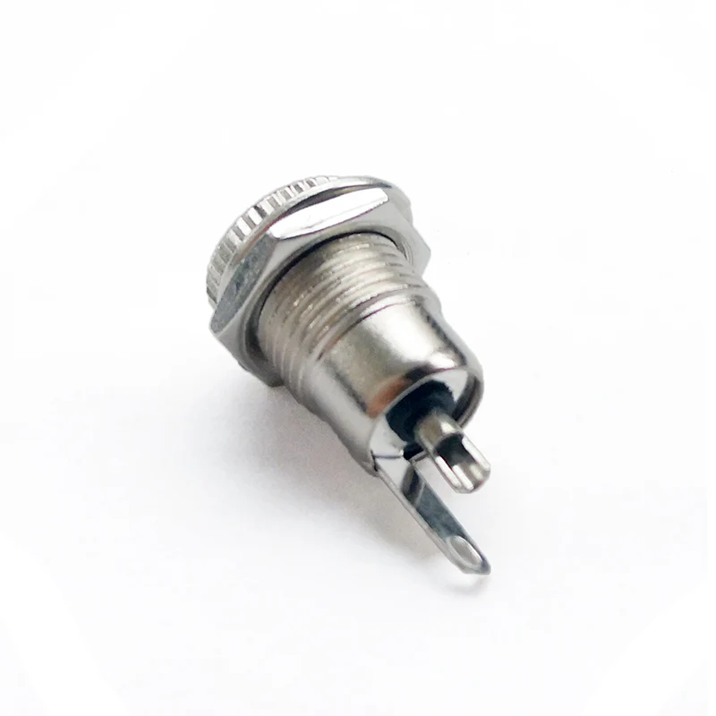 DC 전원 잭 소켓 5.5mm x 2.1mm/5.5x2.5mm 암 패널 마운트 커넥터 금속 패널 마운트 인터페이스 플러그 와이어 터미널