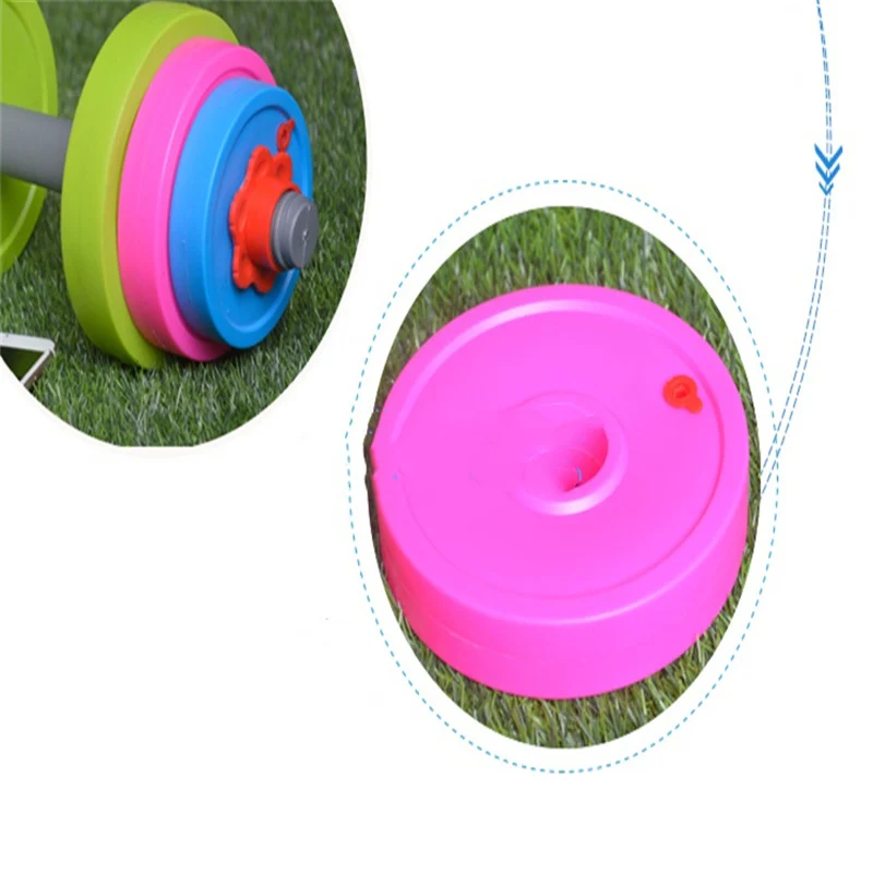 Children's Dumbbell Toy Sensory Training Equipment Children's Weightlifter Kids Toys Barbell Toy Set Dumbbell Set