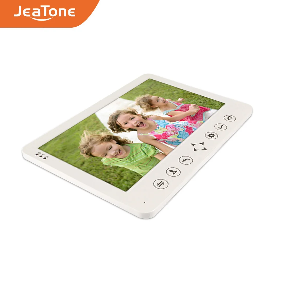 JeaTone 7/10 дюймовый белый TFT ЖК монитор цветной интерком для дома видеодомофон
