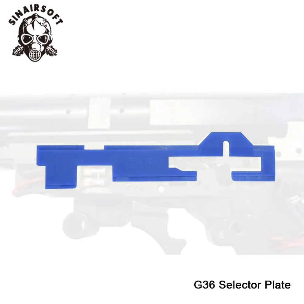 Hot-Blue-Reinforcement-Selector-Plate-Fit-Airsoft-AEG-Version-G36-G36C-Gearbox-For-Paintball-shooting-Hunting