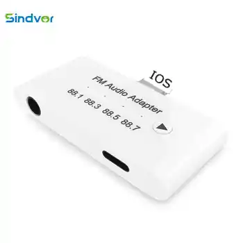 

Sindvor 3 in 1 For Lightning FM Audio Adapter Transmitter Kit Adapter with 3.5mm Headphone Aux Jack Adapter for iPhone 7 8 ipad
