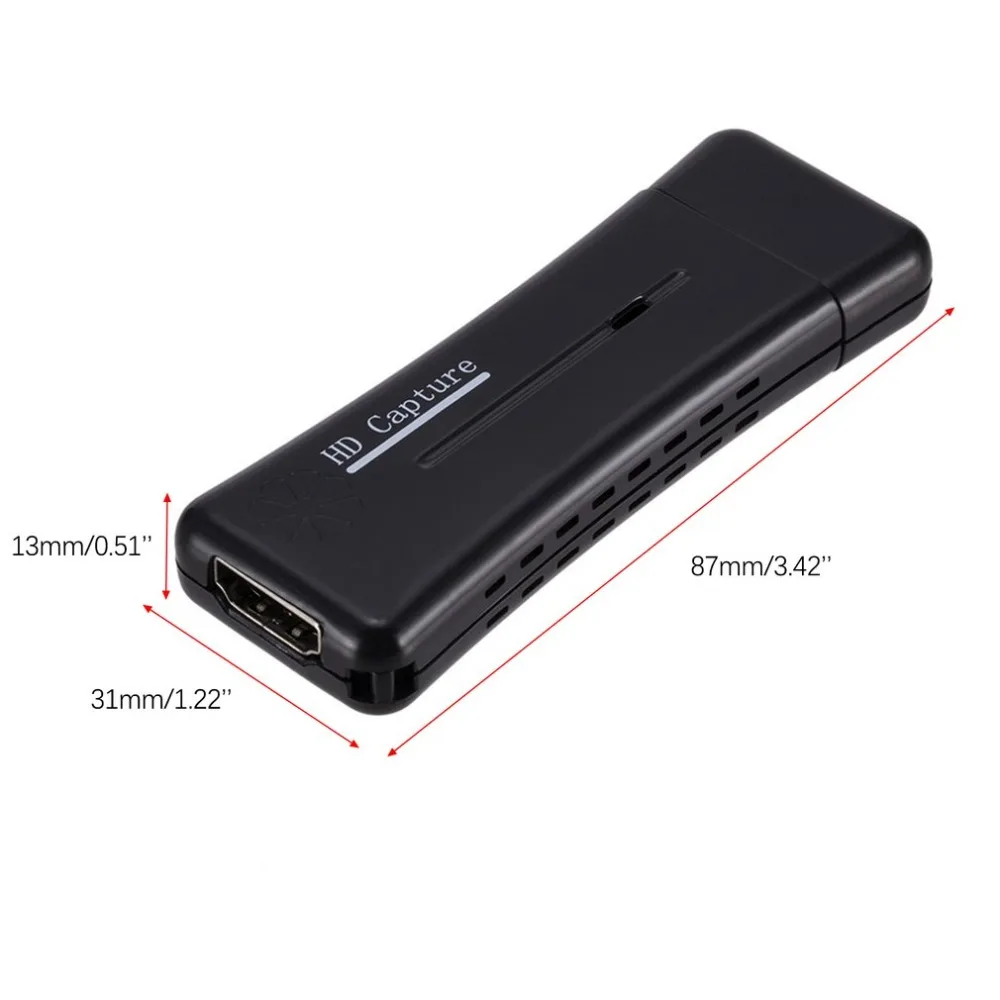 USB2.0 HDMI адаптер для видеозахвата для мобильных телефонов планшеты HDTV высокой четкости видео Capturer HD видео карта сбора