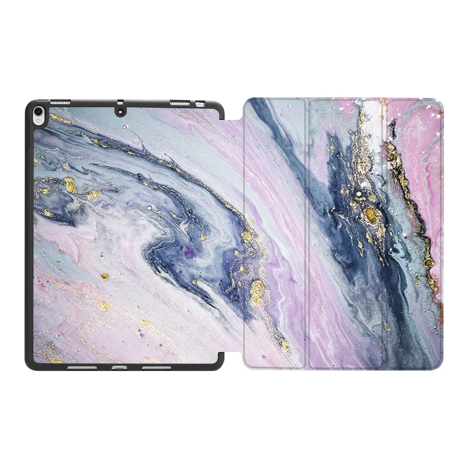 MTT мраморный ТПУ мягкий чехол для iPad Air 10,5 дюймов из искусственной кожи флип-чехол для iPad Pro 10,5 чехол для планшета с карандашом - Цвет: IPBC14