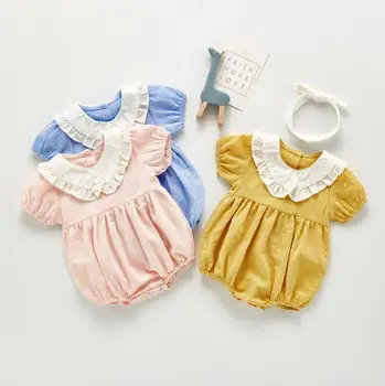 

2020 new baby girls boys romper fashion summer cotton babys jumpsuit 6-24 month HV326