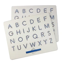 Детская магнитная доска для писания заглавные буквы стальной шар доска для рисования Дошкольный инструмент для граффити