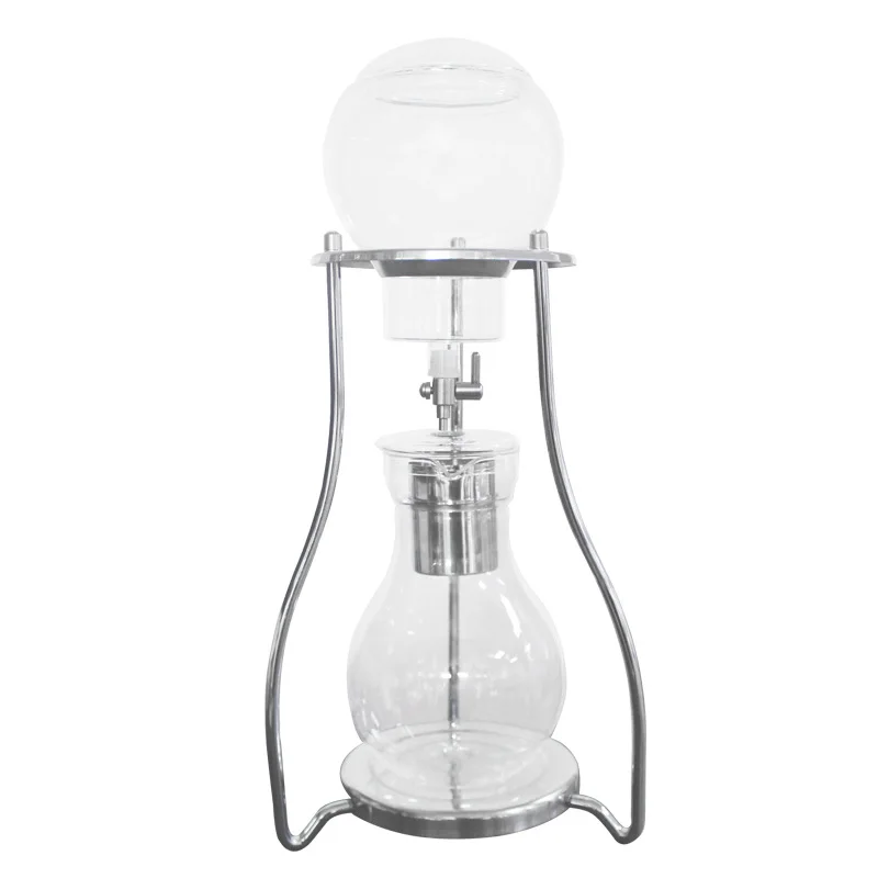 

800Ml Water Drip Coffee Maker Reusable Glass Filter Tools Espresso Coffee Dripper Pot Ice Brew Coffee Machine Stainless Steel