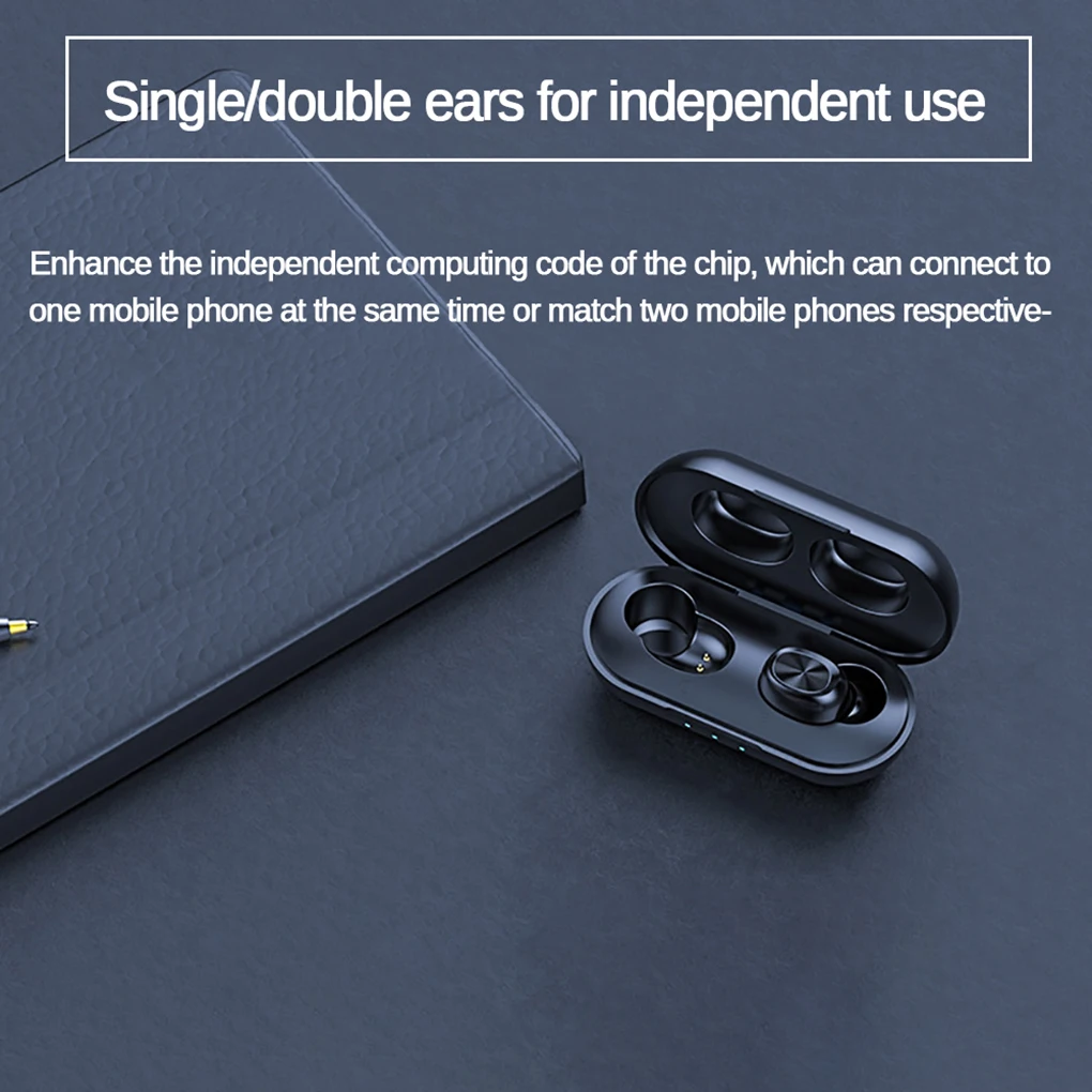 B5 Wireless Bluetooth Earphone 5 0 Touch Control TWS Bluetooth Earbuds Gaming Headset PK GT1 H01 i9000