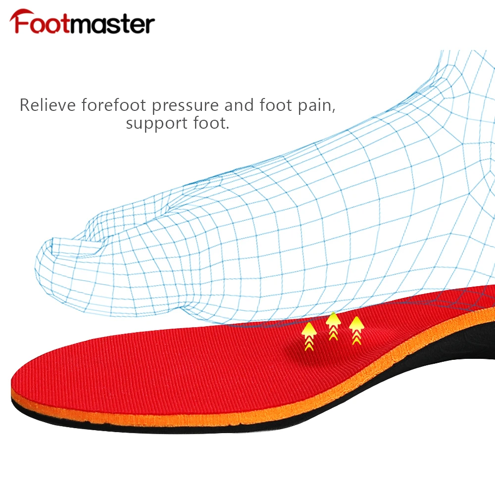 Стельки FootMaster ортопедические для мужчин и женщин коррекция плоскостопия