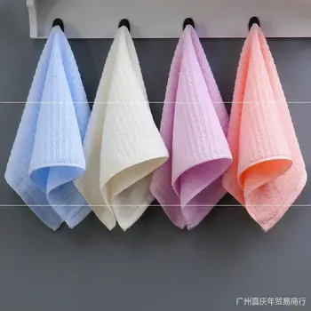 

Children Pure Cotton Small Tower Infant Plain Color Water-Absorbing Zero Twist Face Wash Towel Looped Pile Commodity Cute CHILD'