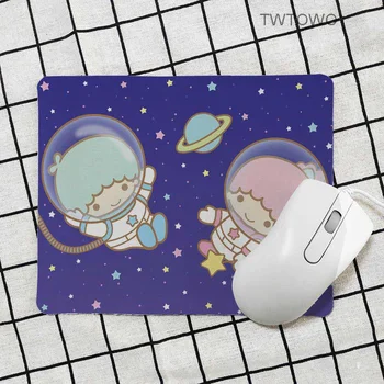 

Fashionable Gaming Mouse Pad Little Twin Stars Design Simple Speed Gaming Mouse Pads 26x21 cm