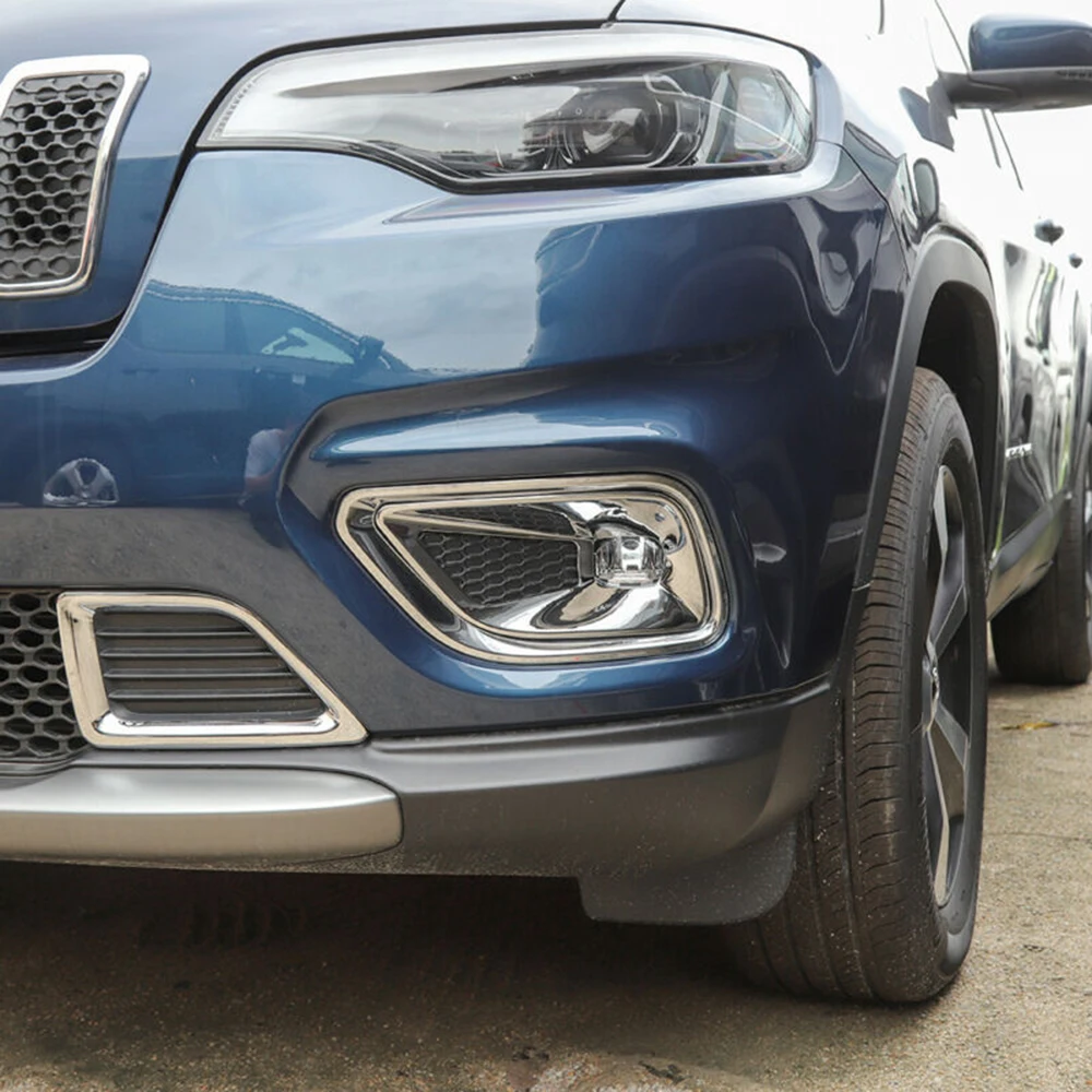 

Decor Fog Lamp trim Cover Sticker For Jeep Cherokee 2019 Exterior Decal