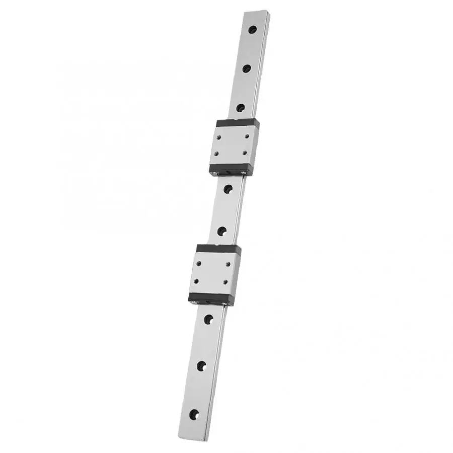 LMLF18B-300-2R Miniature Linear Guide Slide Bearing Steel 300mm Linear Guide linear+2 pcs Guide Motion Slide