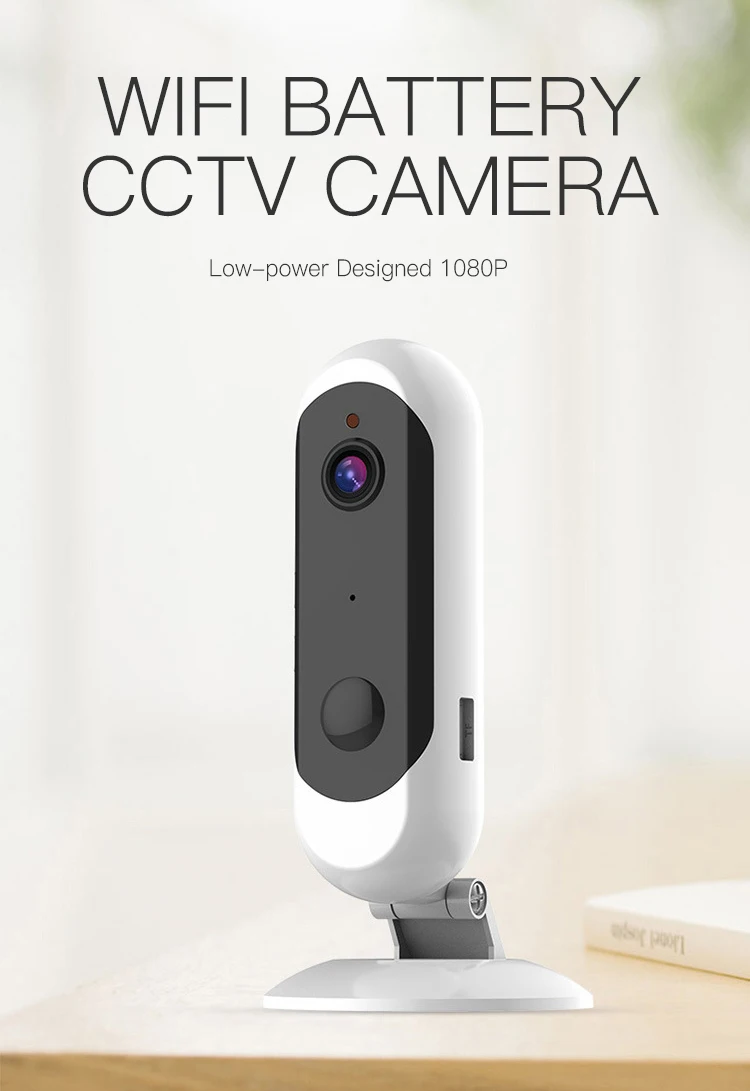 HD 1080P батарея CCTV Беспроводная IP камера инфракрасная ночная версия PIR M-otion Обнаружение 120 ° домашняя камера с Wi-Fi детские мониторы