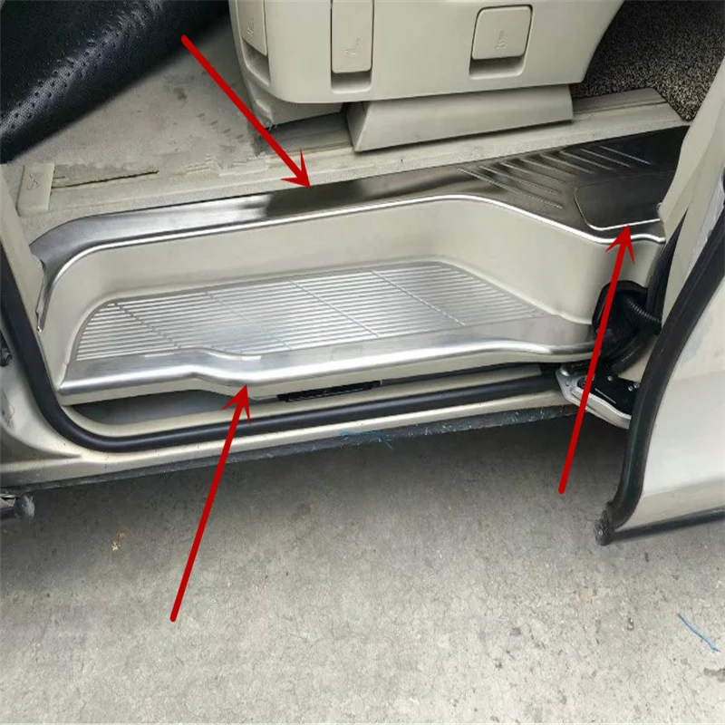 WELKINRY для toyota estima previa Tarago 2016 2017 2018 2019 порог автомобильной двери защитная накладка