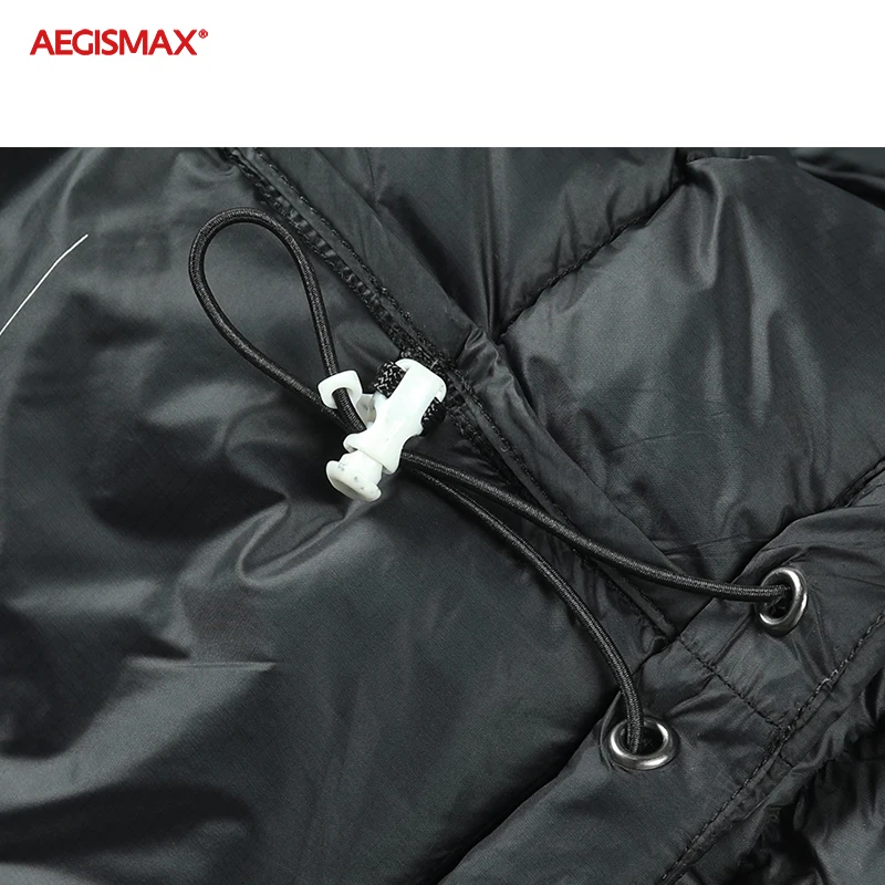 AEGISMAX Ultra-Light 800FP 95% White Goose Down Keep Warm Outdoor Camping Autumn Winter Men Down Jacket